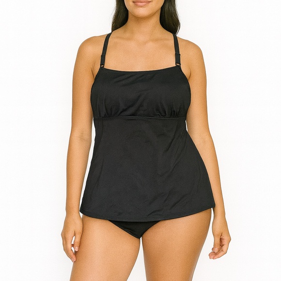 Lands' End Other - Lands' End Elegant Black Swim Top